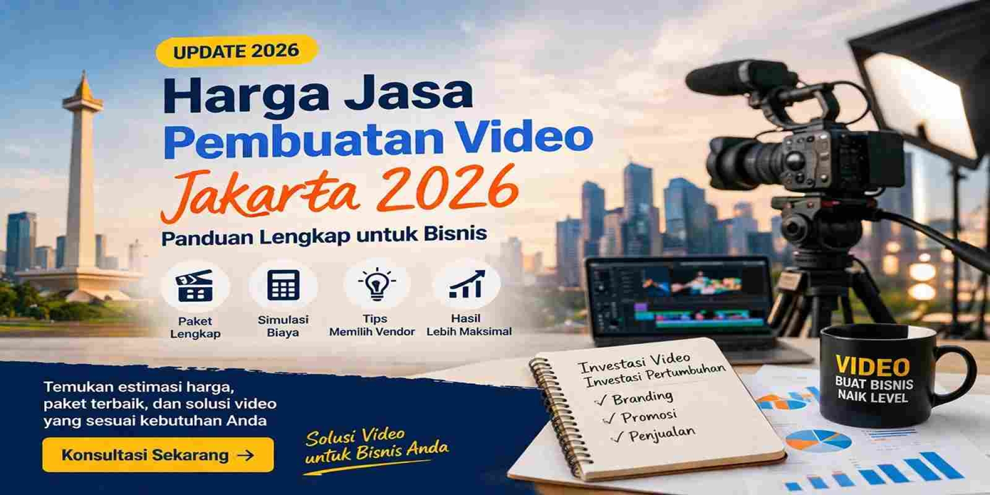 Harga Jasa Pembuatan Video Jakarta 2026 Mulai Berapa dan Simulasi Biayanya